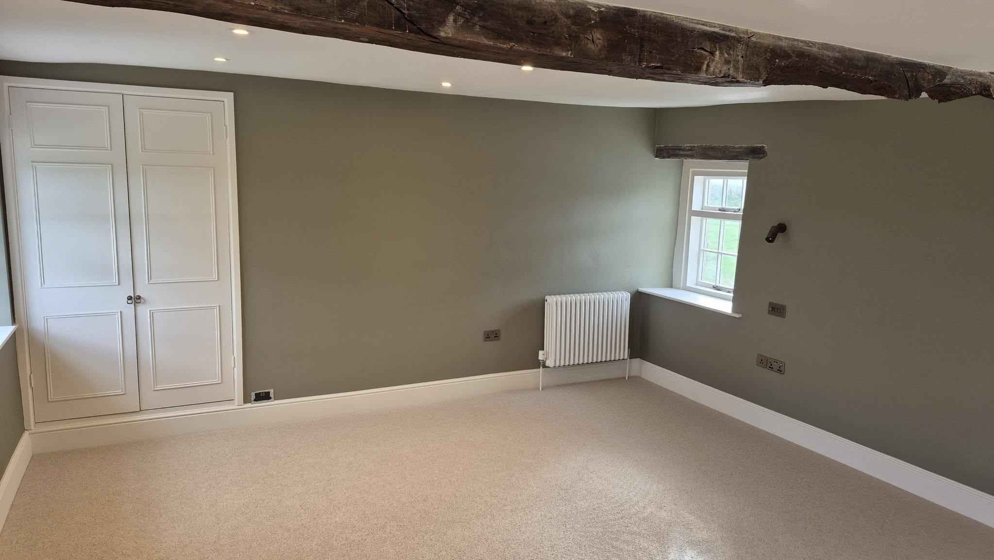 Professional painting and decorating work